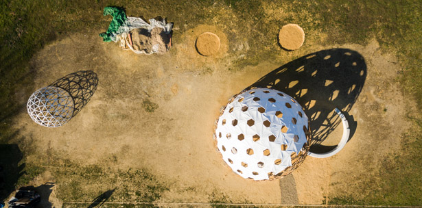 cúpula geodésica pallet