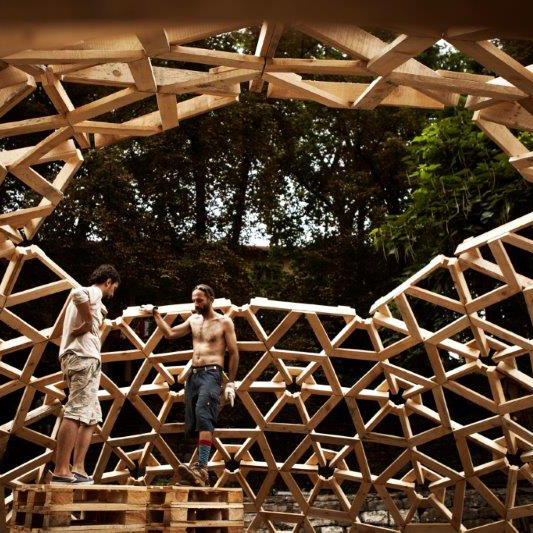 workshop autoconstruccion estructura geodesica